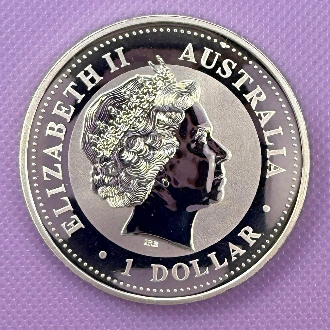 Moneda de Plata Kookaburra de Australia de 2005 de 1 oz, Plata Fina .999