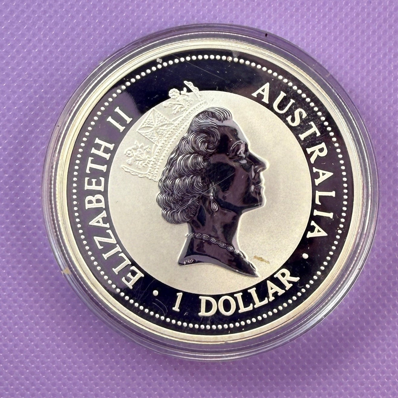 1995 Australia Kookaburra Moneda de Plata de 1 oz .999 Fina BU