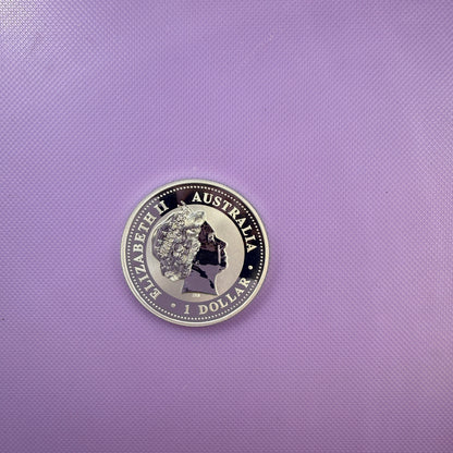 1999 Australia Kookaburra 1 oz Moneda de Plata .999 Fina BU