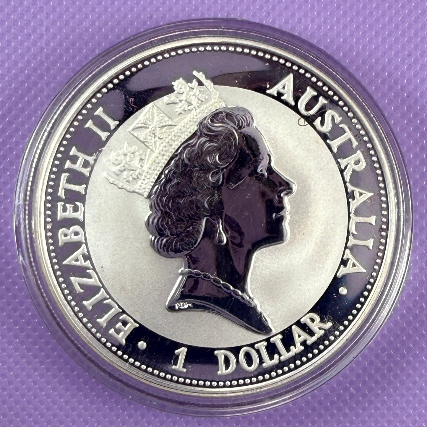 Moneda de Plata Kookaburra Australiana de 1992 de 1 oz de Plata Fina .999 BU