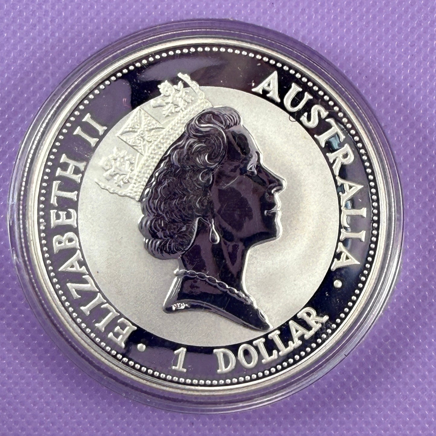 Moneda de Plata Kookaburra Australiana de 1992 de 1 oz de Plata Fina .999 BU