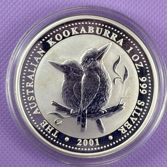 2001 Australia Kookaburra Coin BU