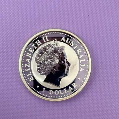 2006 Australia Kookaburra 1 oz Moneda de Plata .999 Fina BU