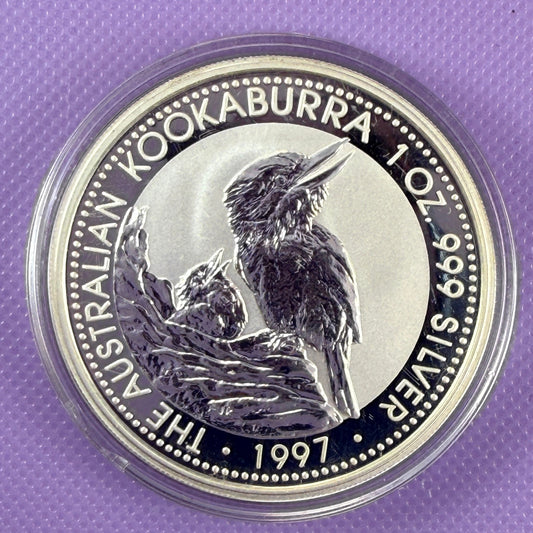 1997 Australia Kookaburra Coin BU