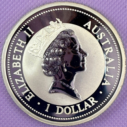 Moneda Kookaburra de Australia de 1997 sin circular