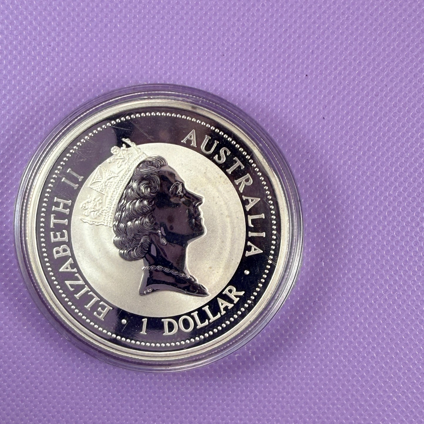 Moneda de plata Kookaburra de 1 oz, Australia 1999, .999 Fina BU