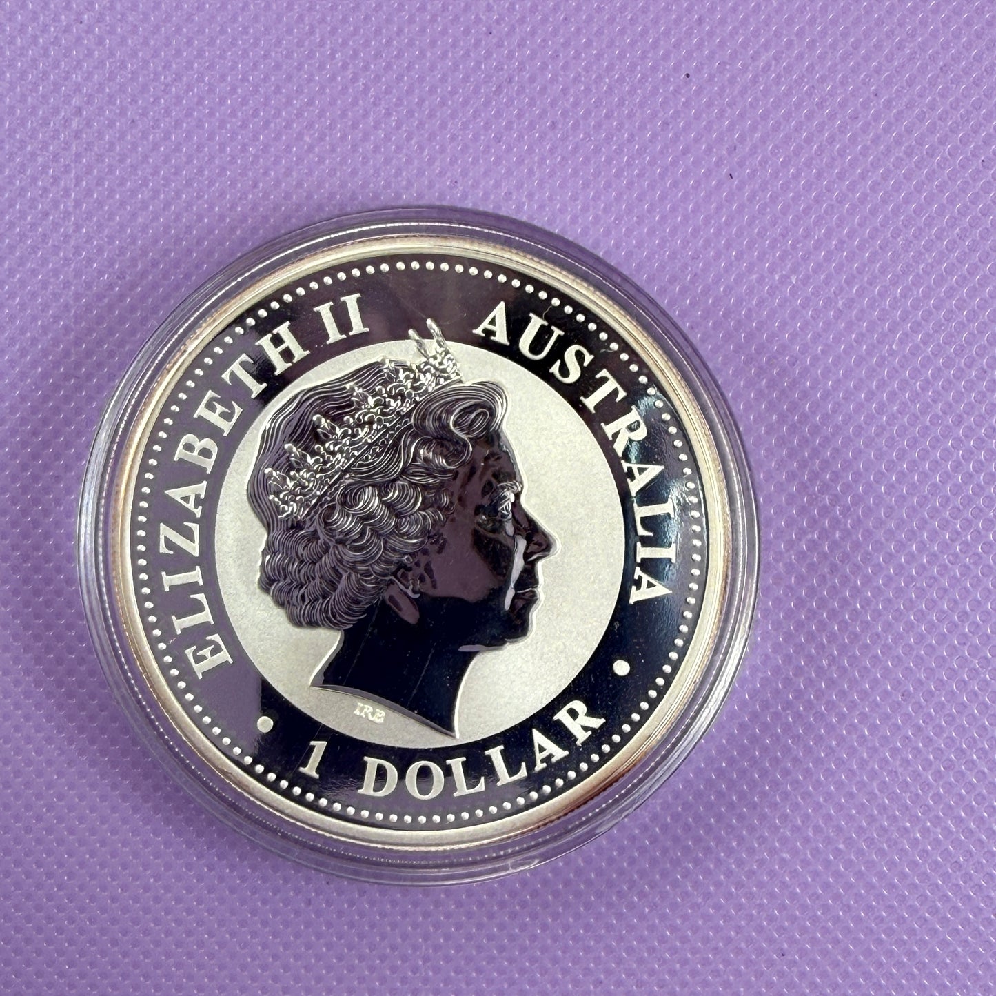 Moneda de plata Kookaburra de 1 oz de 2004 de Australia, plata fina .999