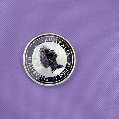 1998 Australia Kookaburra Moneda de plata de 1 oz Plata fina .999