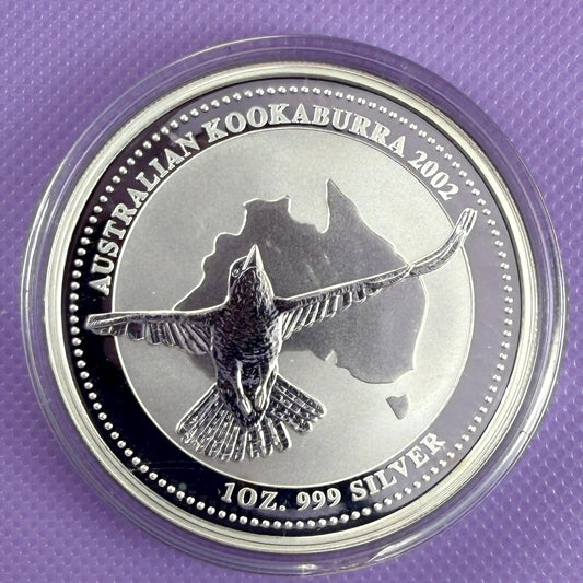 2002 Australia Kookaburra Coin BU