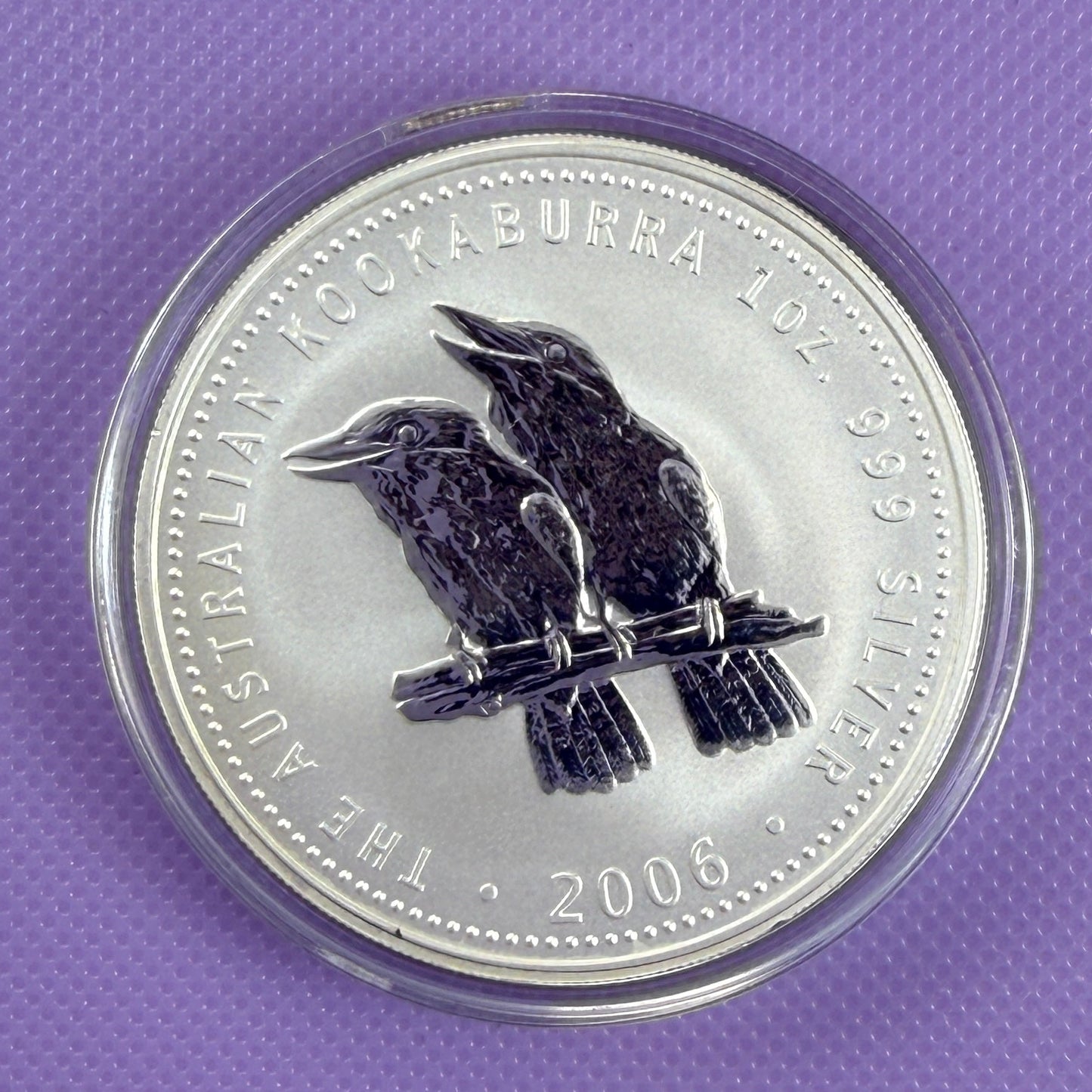 2006 Australia Kookaburra 1 oz Moneda de Plata .999 Fina BU