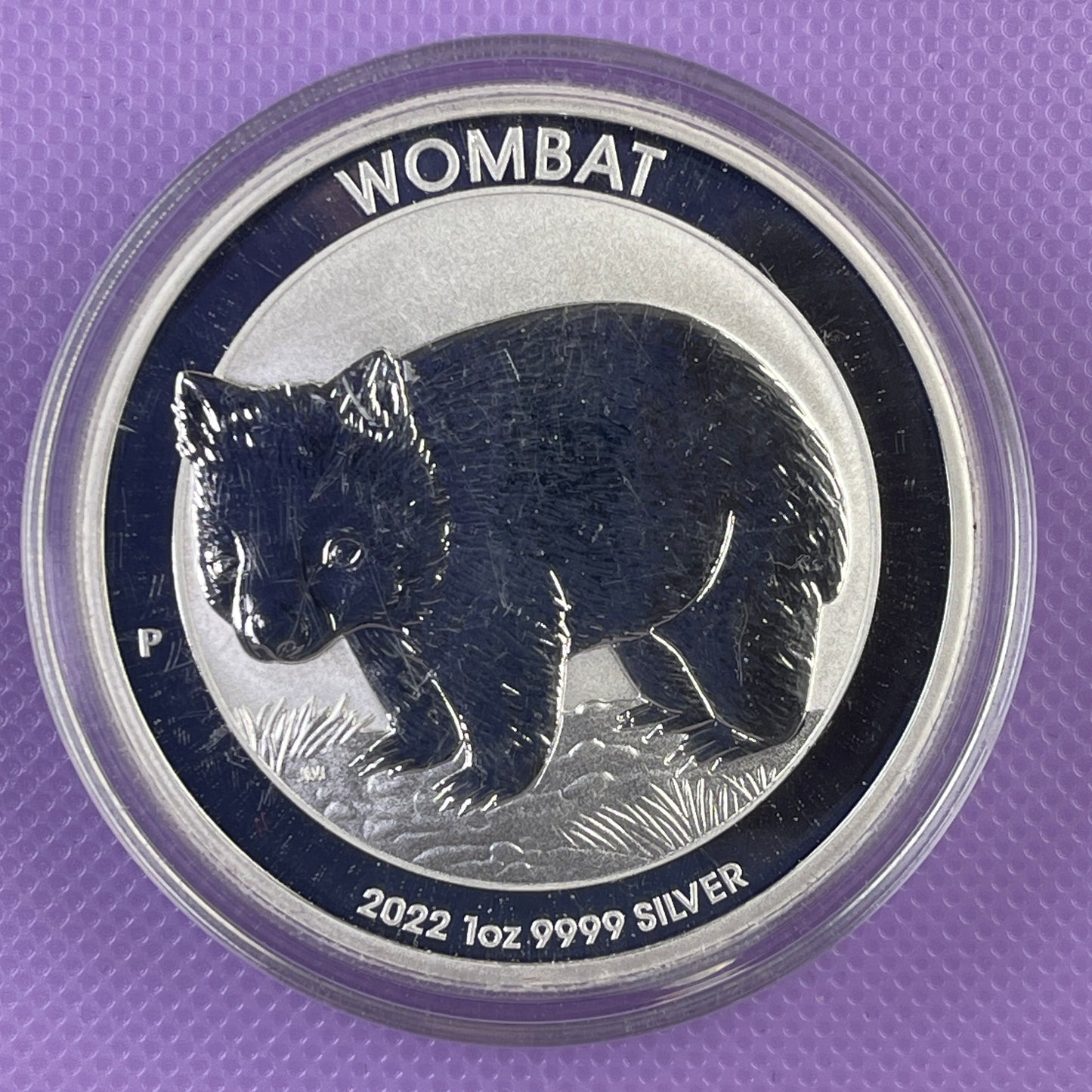 2022 Australia Silver 1 oz, Wombat BU