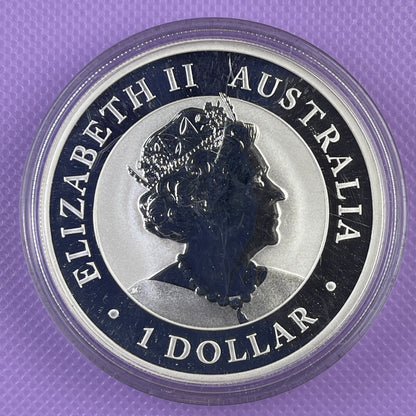 2022 Australia Silver 1 oz, Wombat BU