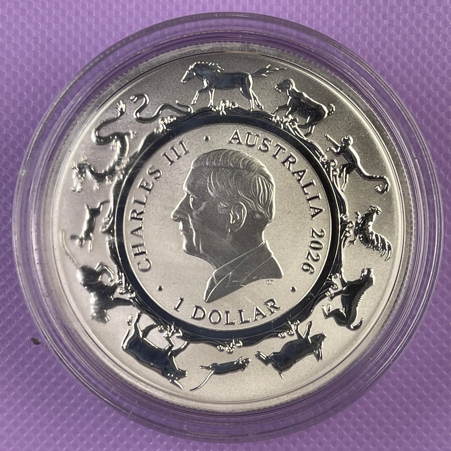 2026 Australia Year of the Horse, Silver - 1 oz BU RAM