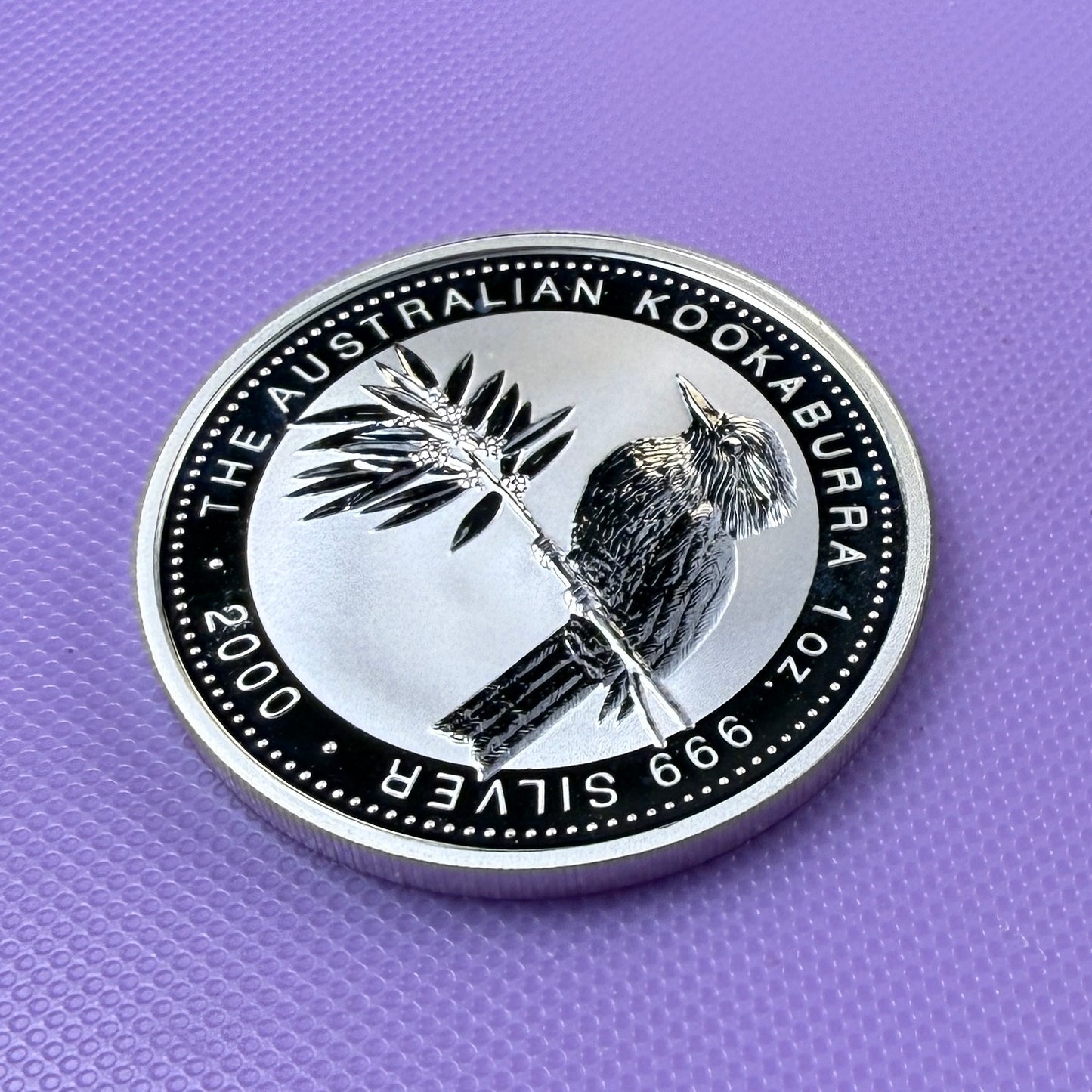 2000 Australia $1 Kookaburra 1 oz .999 Silver Bullion Coin