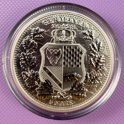 2023 Germania Alegorías Galia y Germania Moneda BU con Certificado de Autenticidad