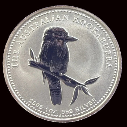 2005 Australia Kookaburra 1 oz Silver Coin .999 Fine Silver Coin