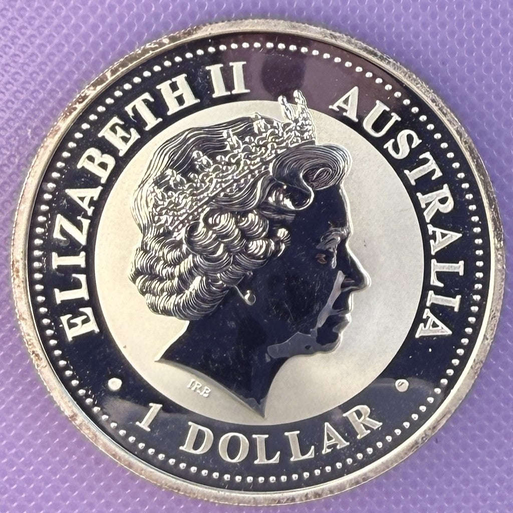 2001 Australia Kookaburra 1 oz Silver Coin .999 Fine Silver Coin