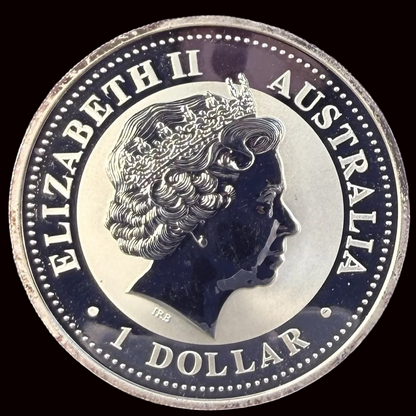 2001 Australia Kookaburra 1 oz Silver Coin .999 Fine Silver Coin