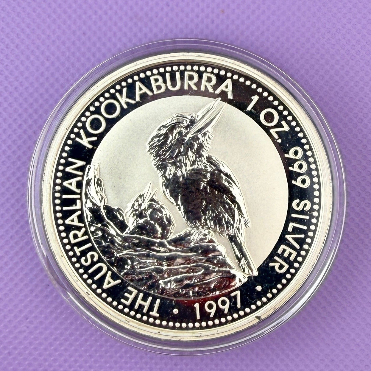 1997 Australia Kookaburra 1 oz Silver Coin Perth Mint .999 Fine Silver BU