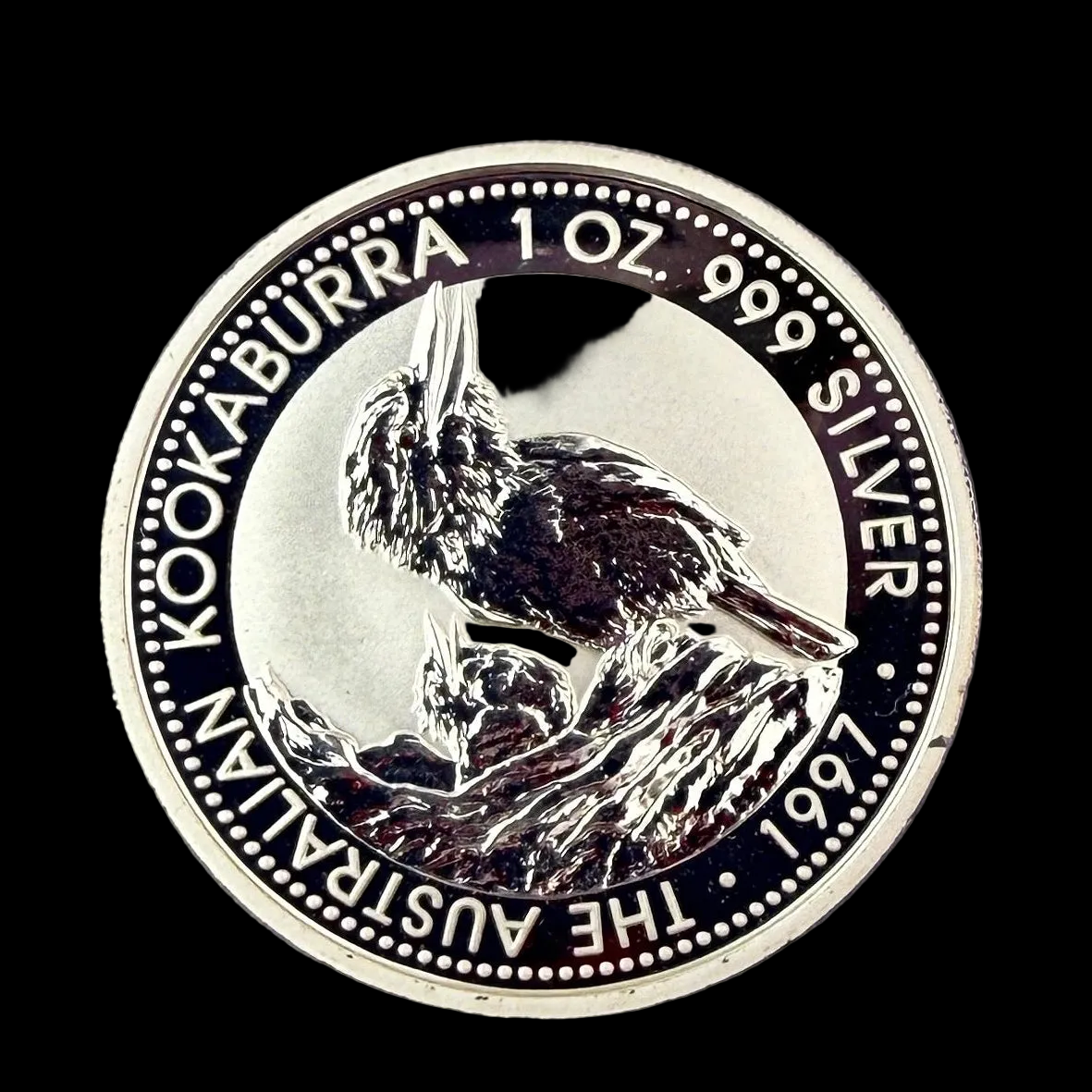 1997 Australia Kookaburra 1 oz Silver Coin Perth Mint .999 Fine Silver BU