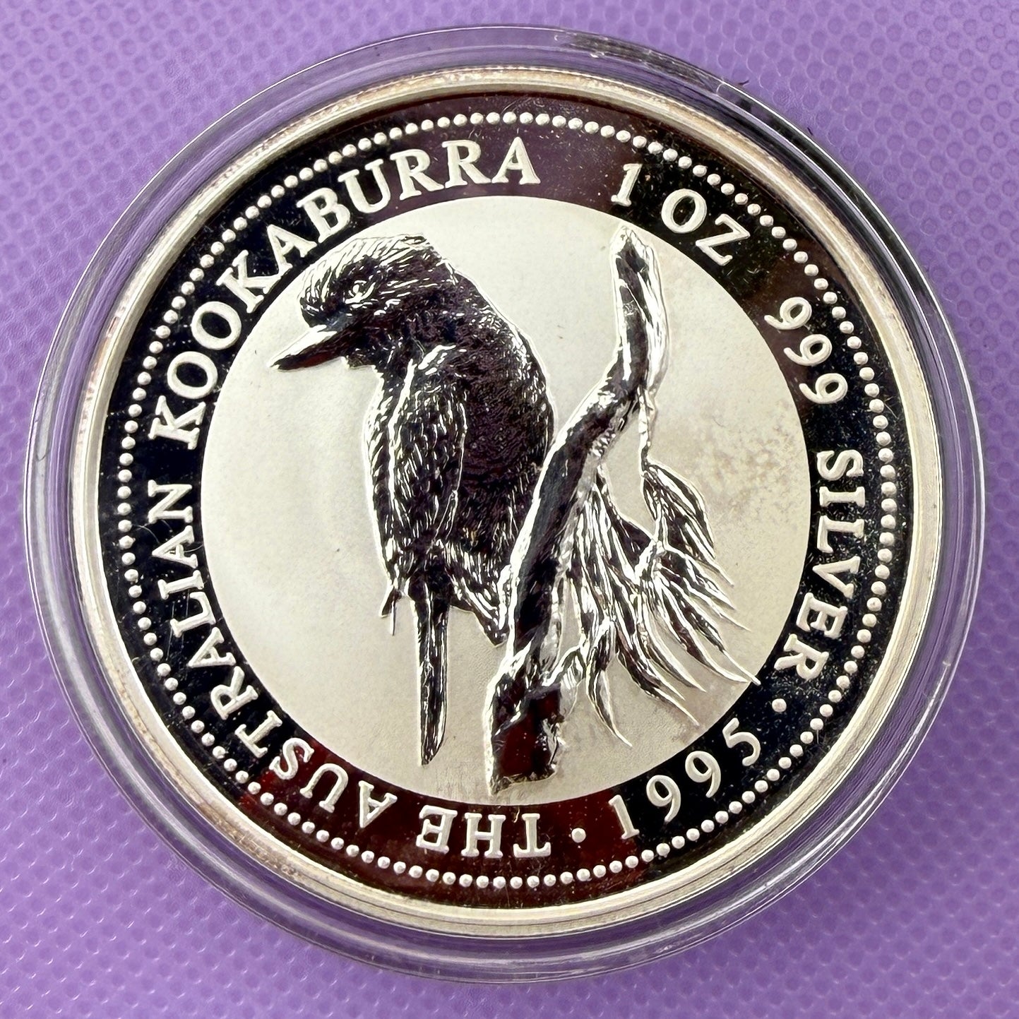 1995 Australia Kookaburra 1 oz Silver Coin .999 Fine Silver Coin