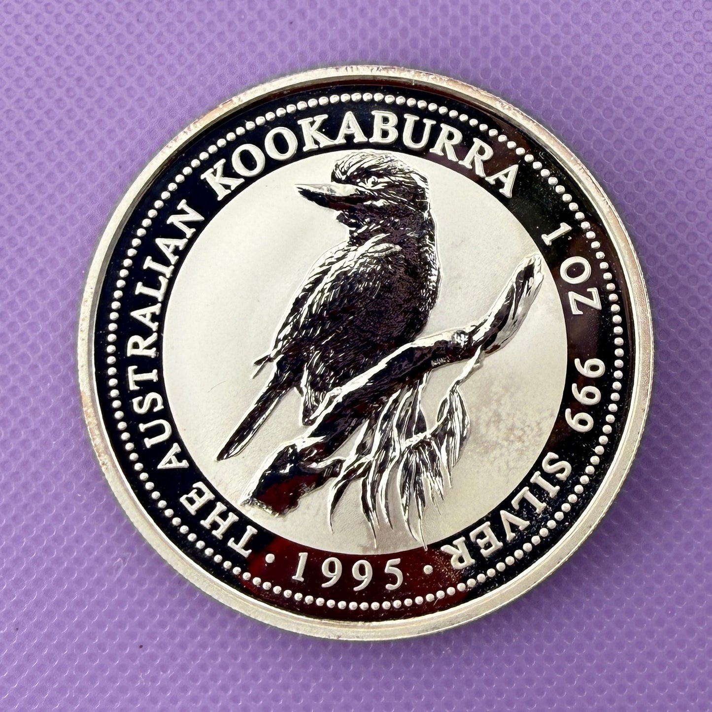 1995 Australia Kookaburra 1 oz Silver Coin .999 Fine Silver Coin