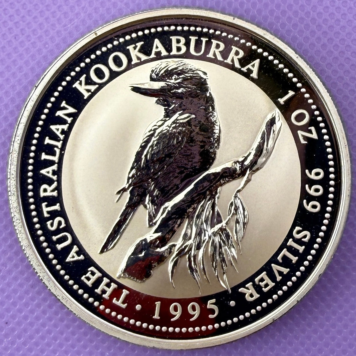1995 Australia Kookaburra 1 oz Silver Coin .999 Fine Silver Coin