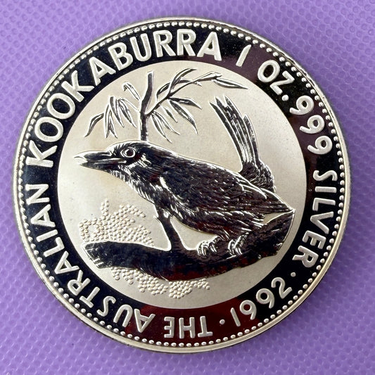 1992 Australia Kookaburra Coin BU