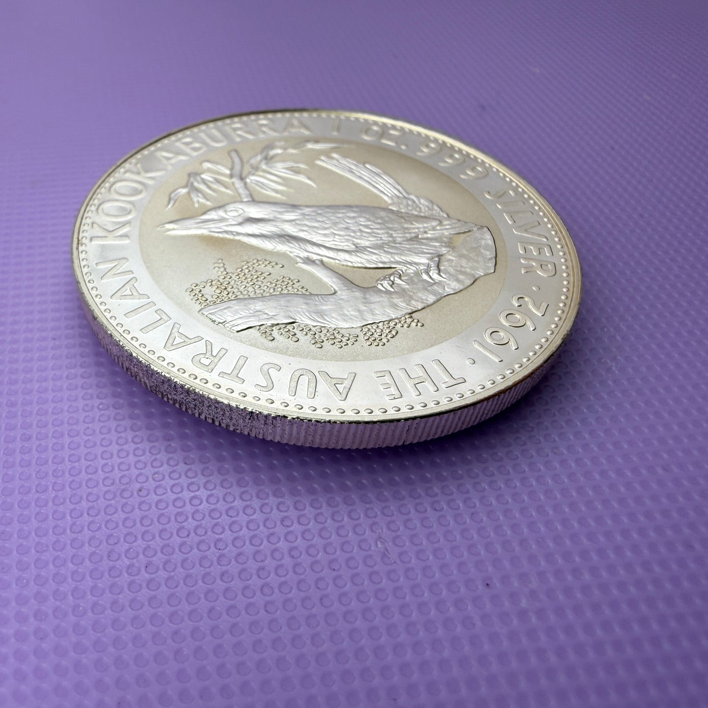 1992 Australia Kookaburra 1 oz Silver Coin .999 Fine Silver Coin
