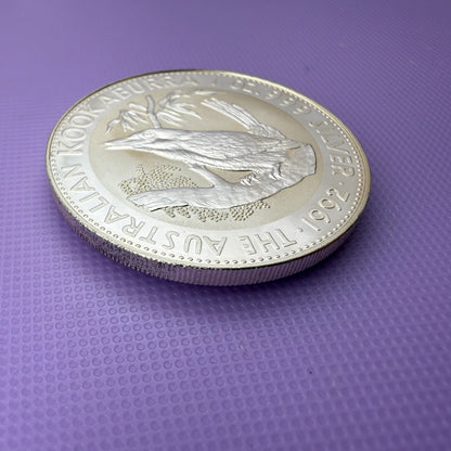 1992 Australia Kookaburra 1 oz Silver Coin .999 Fine Silver Coin