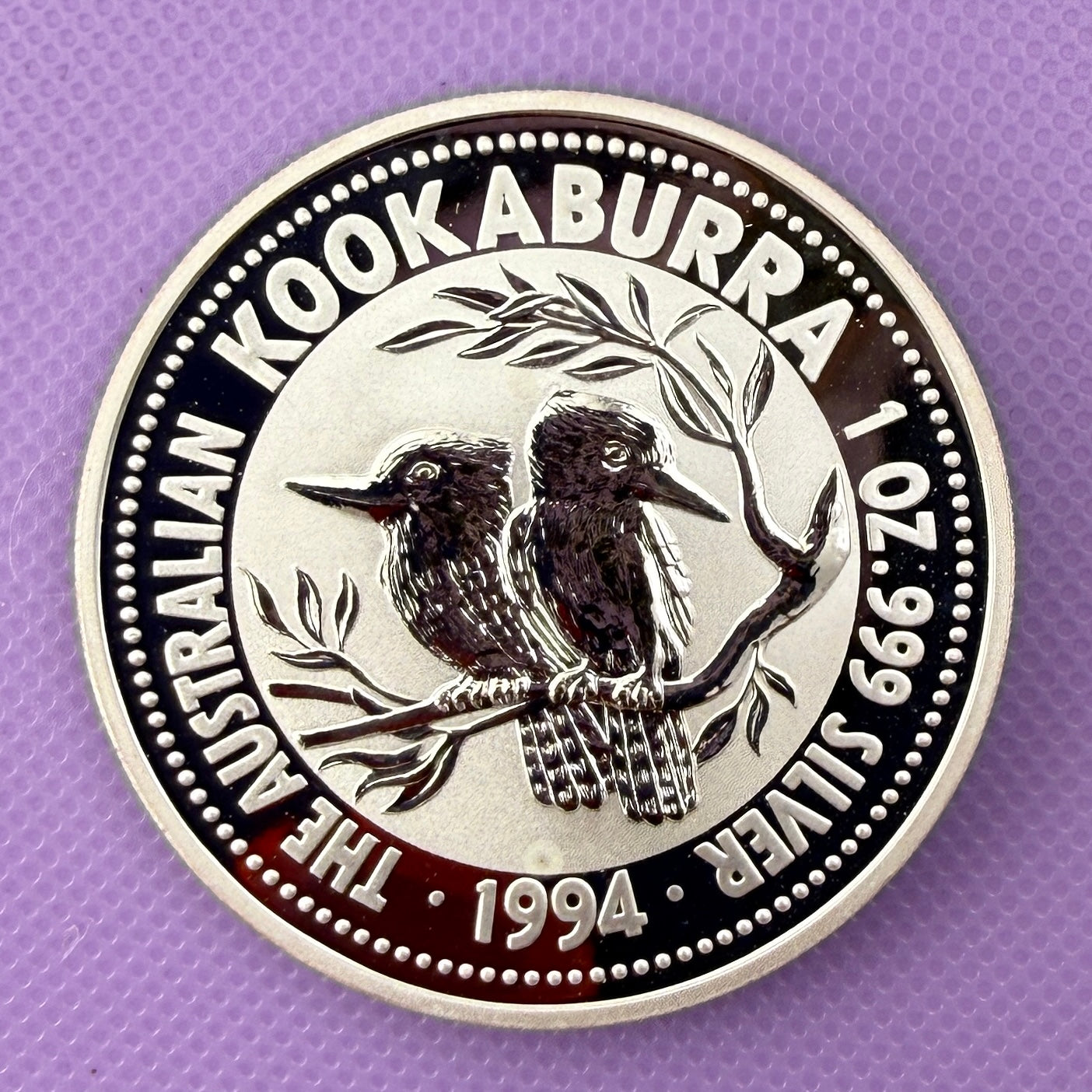 1994 Australia Kookaburra 1 oz Silver Coin .999 Fine Silver Coin