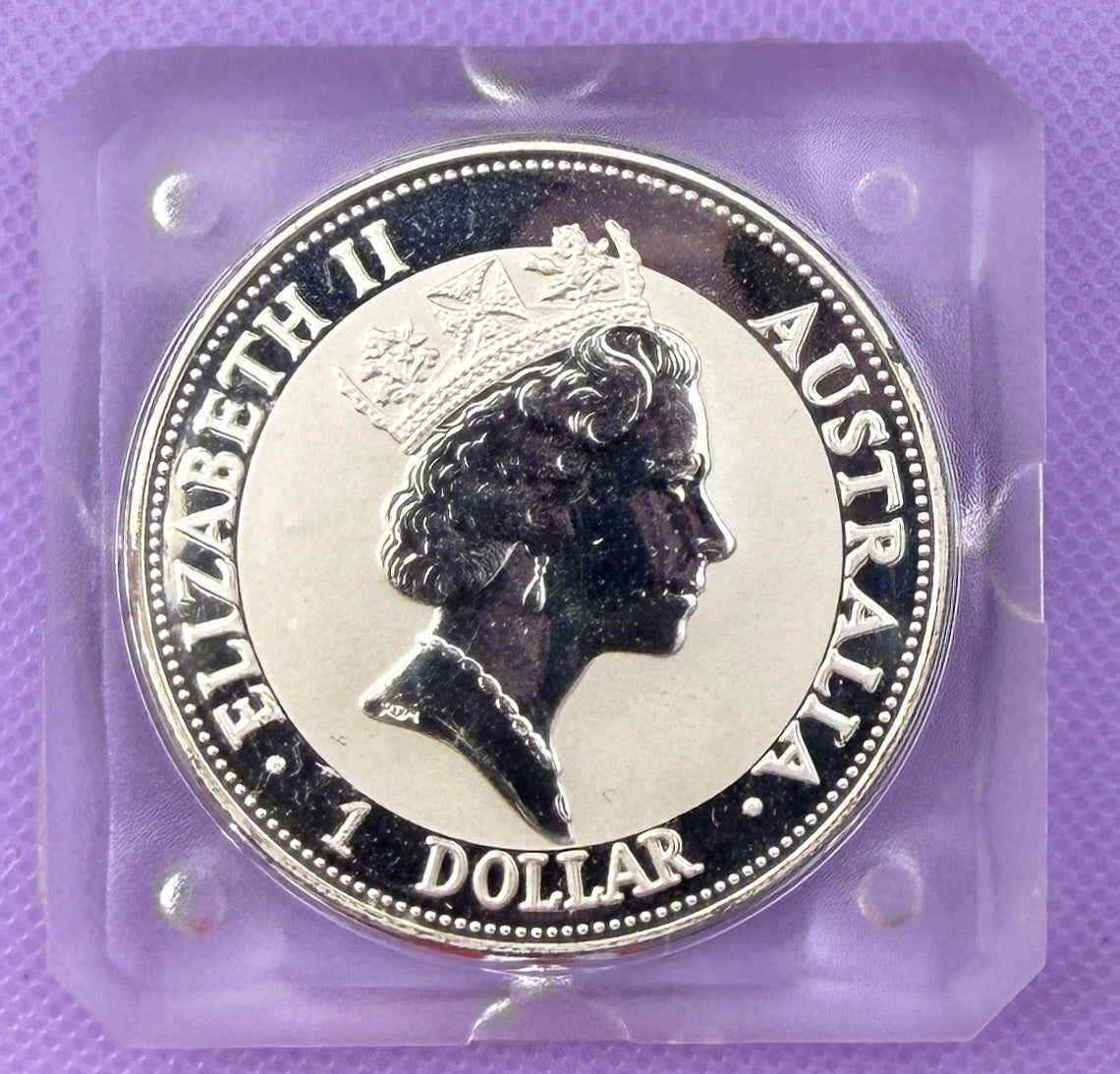 1992 Australia Kookaburra 1 oz Silver Coin .999 Fine Silver Coin