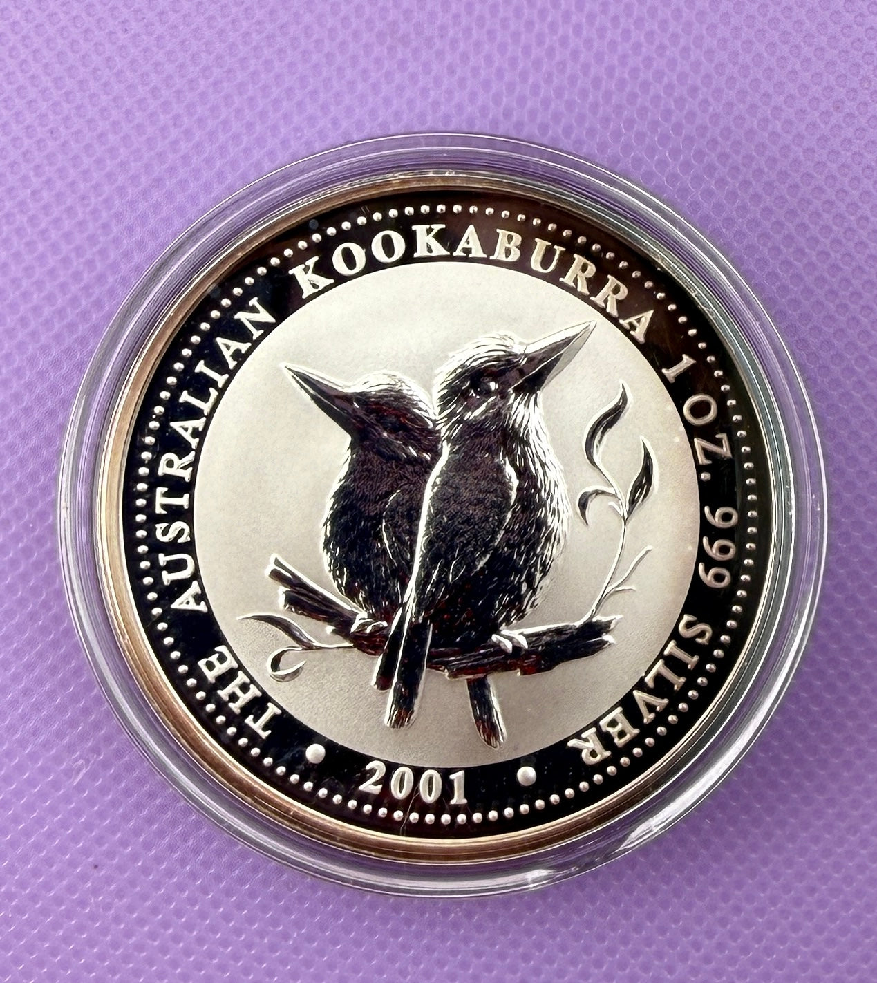 2001 Australia Kookaburra Coin BU