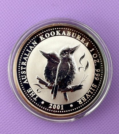 2001 Australia Kookaburra Coin BU