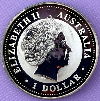 2001 Australia Kookaburra Coin BU