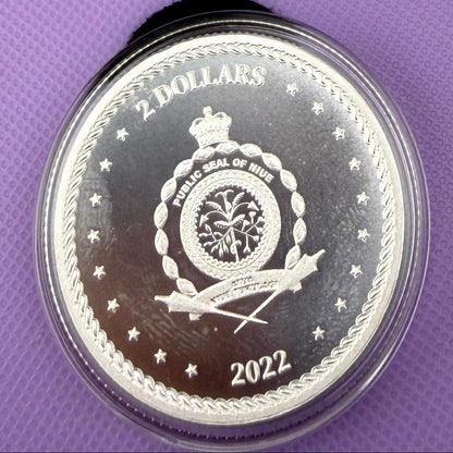 2022 Veteran 1 oz .9999 Fine Silver Coin – Military Tribute Round $2 Dollars