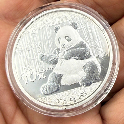 2017 Chinese Silver Panda Coin BU