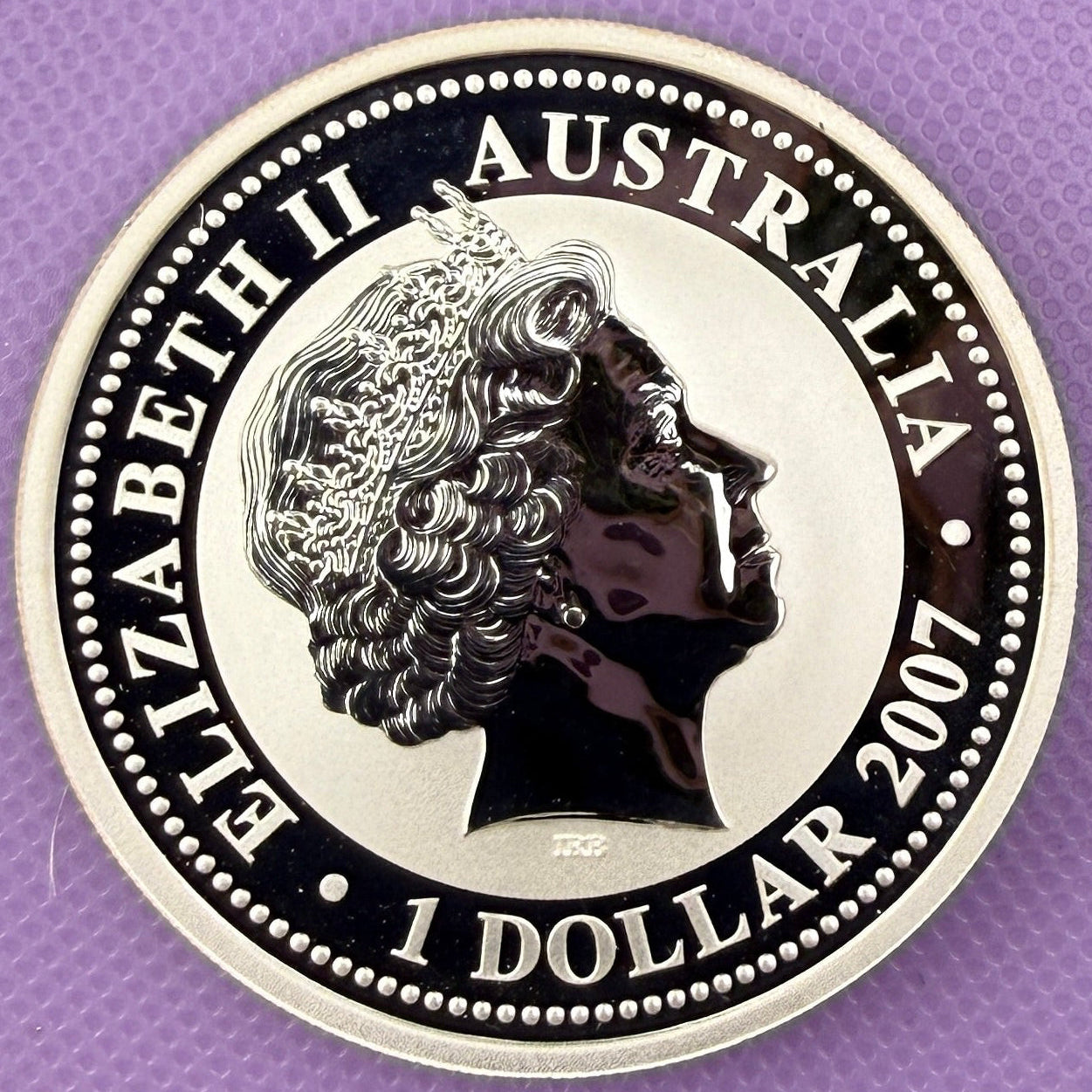 2007-2010 Australia Lunar Series I Year of the Tiger 1 oz Silver Coin