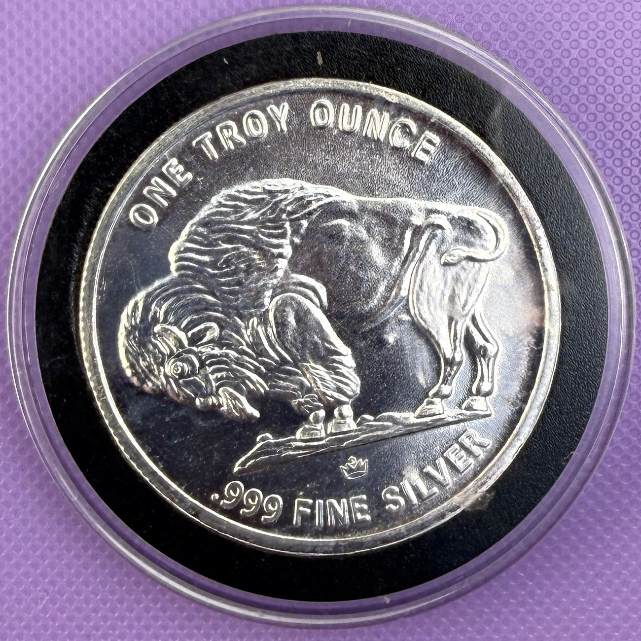 1 oz Buffalo .999 Fine Silver Round Indian Head Buffalo Design
