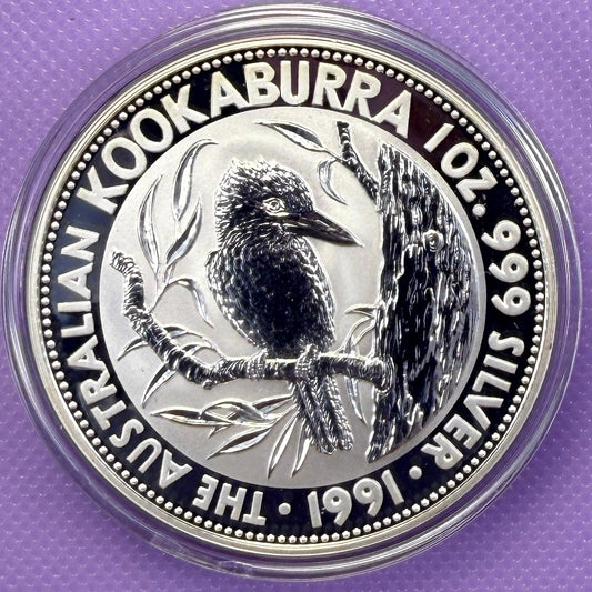 1991 Australia Kookaburra Coin BU