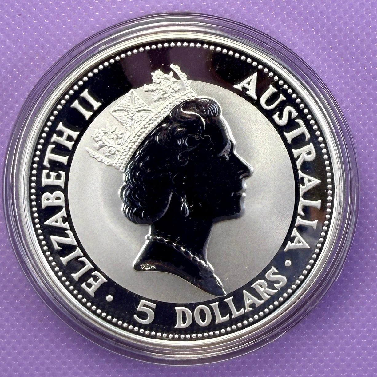 1991 Australia Kookaburra 1 oz Silver Coin .999 Fine Silver Coin BU