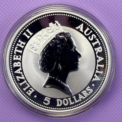 1991 Australia Kookaburra 1 oz Silver Coin .999 Fine Silver Coin BU