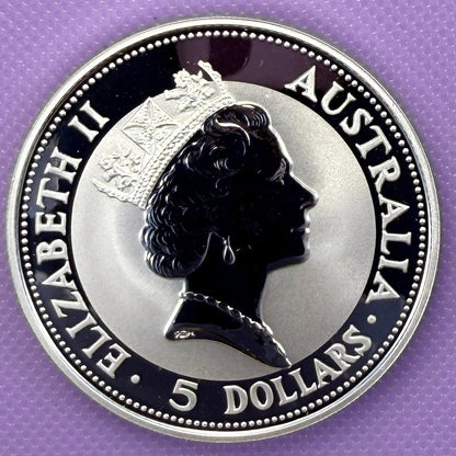 1991 Australia Kookaburra 1 oz Silver Coin .999 Fine Silver Coin BU