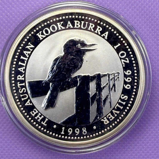 1998 Australia Kookaburra Coin BU