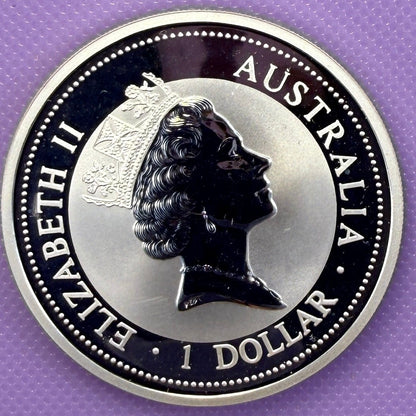 1998 Australia Kookaburra 1 oz Silver Coin .999 Fine Silver Coin BU