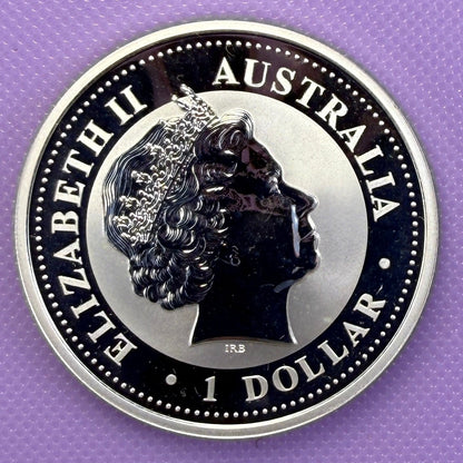 2001 Australia Kookaburra 1 oz Silver Coin .999 Fine Silver Coin BU