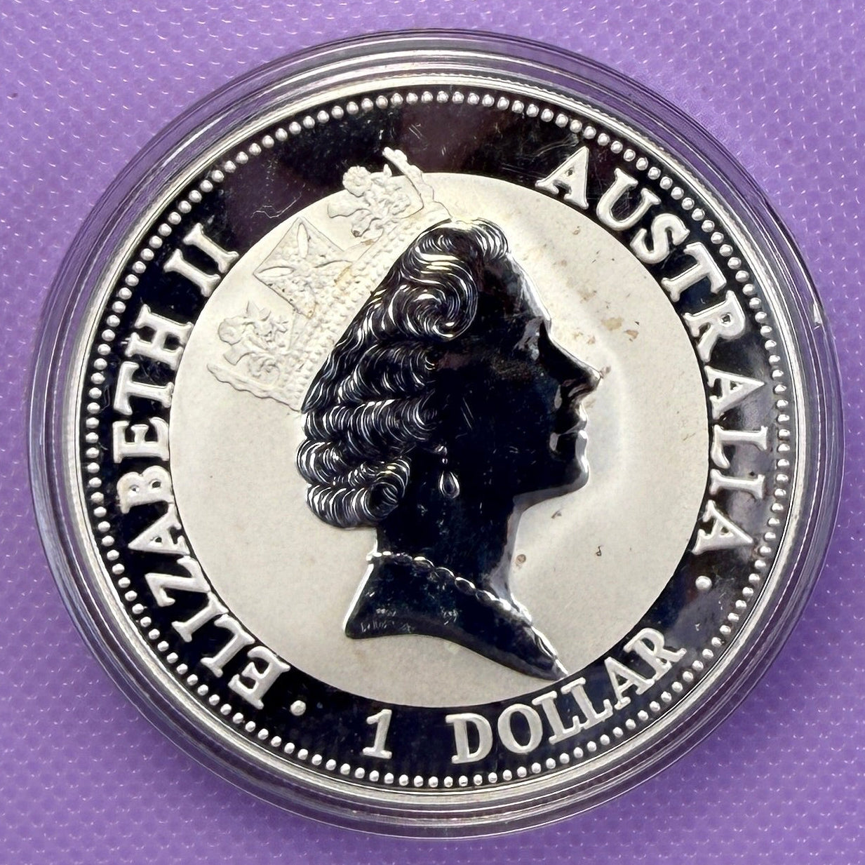 1993 Australia Kookaburra 1 oz Silver Coin .999 Fine Silver Coin BU