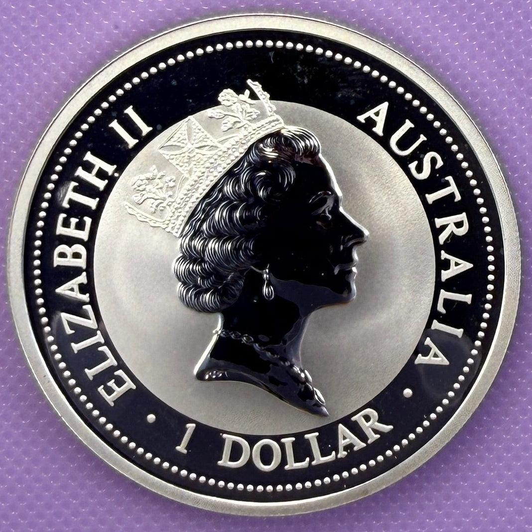 1998 Australia Kookaburra 1 oz Silver Coin .999 Fine Silver Coin BU