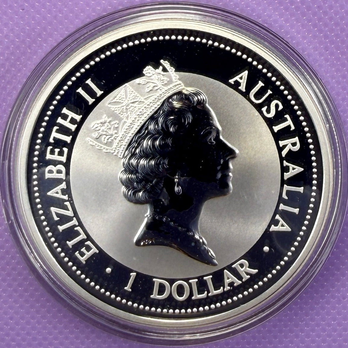 1998 Australia Kookaburra 1 oz Silver Coin .999 Fine Silver Coin BU