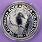 1991 Australia Kookaburra 1 oz Silver Coin .999 Fine Silver Coin BU
